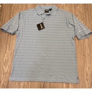 Ping Collection Golfing Polo Shirt Adult L Light Blue  Dry Fiber Dynamics